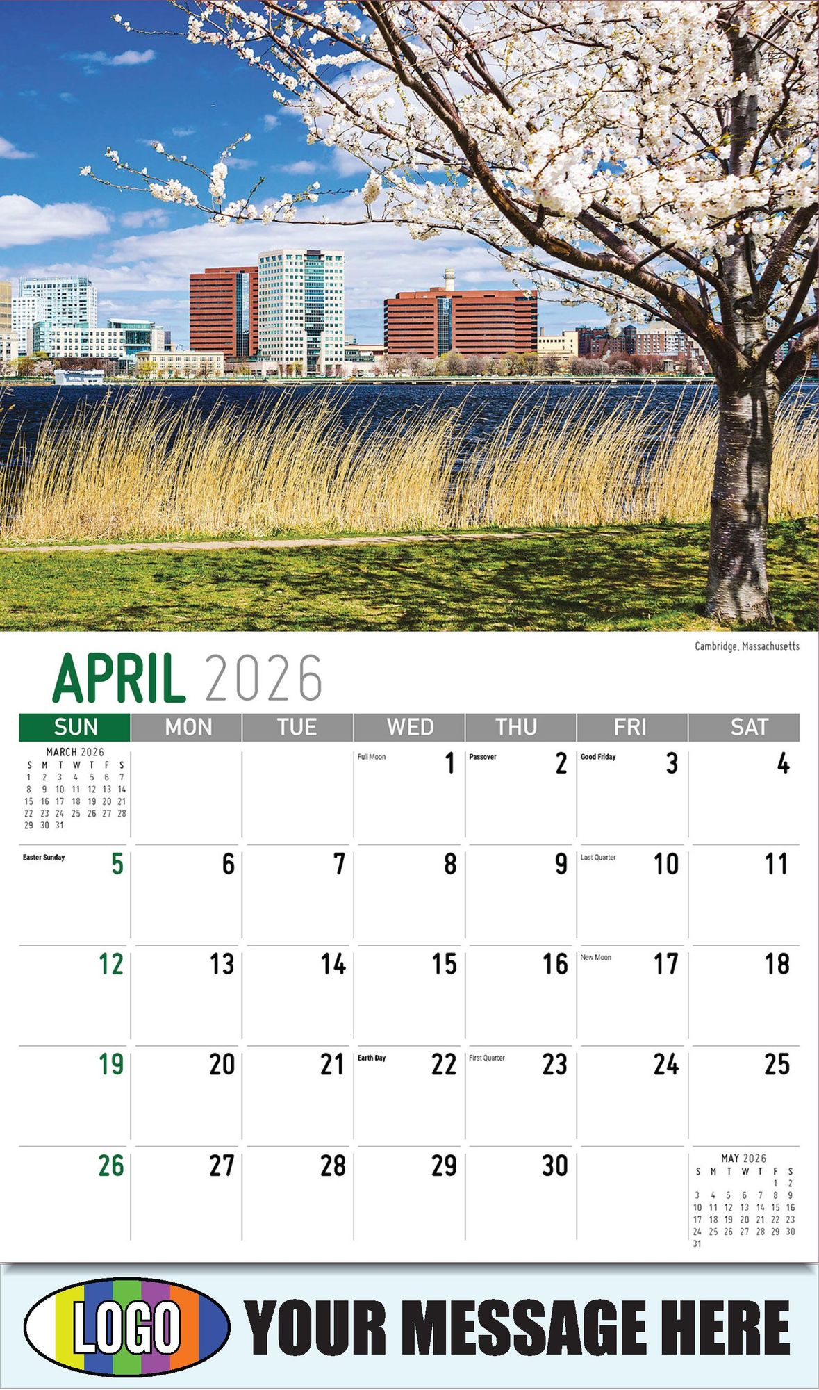 2026 Scenes of New England Business Promotional Calendar