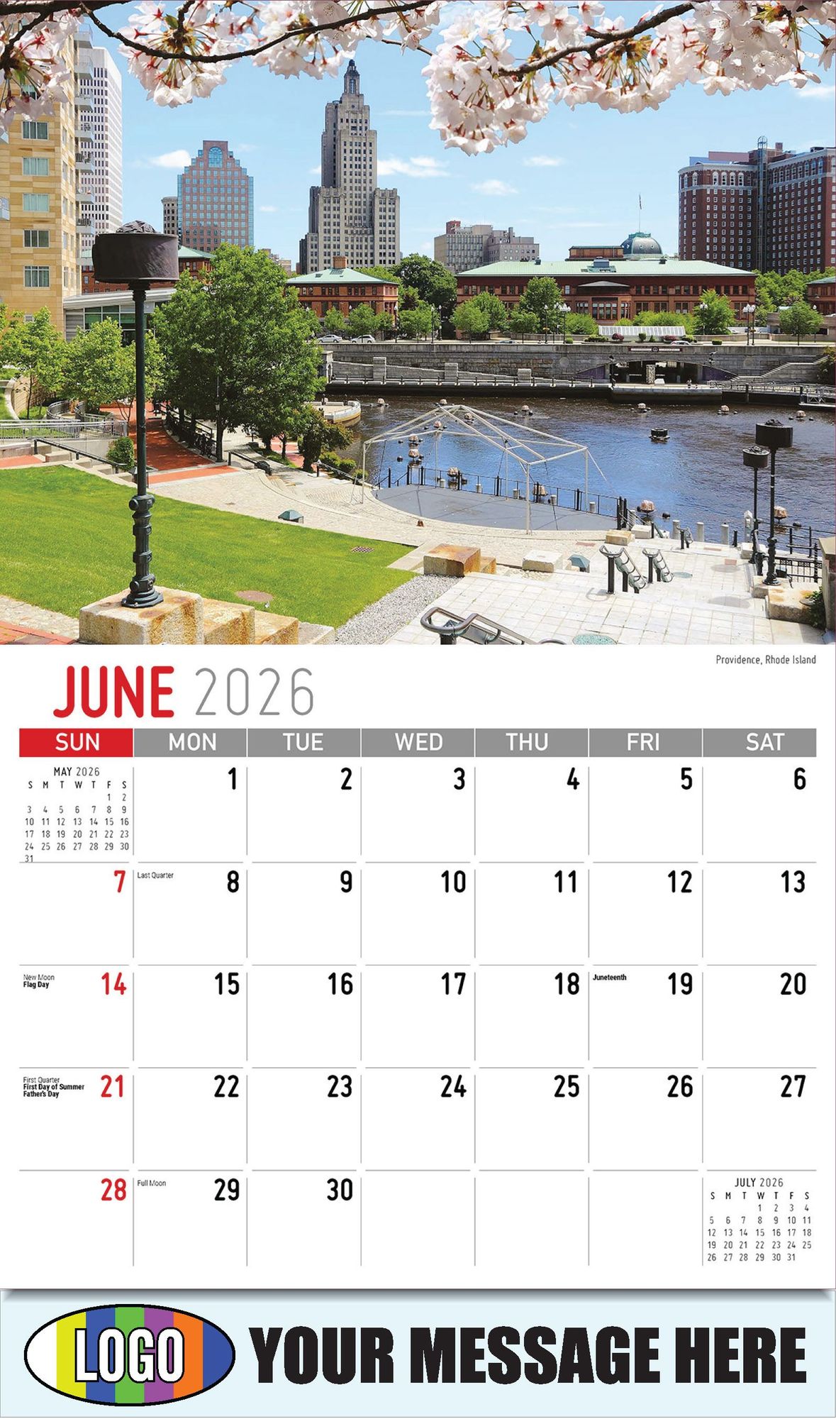 2026 Scenes of New England Business Promotional Calendar