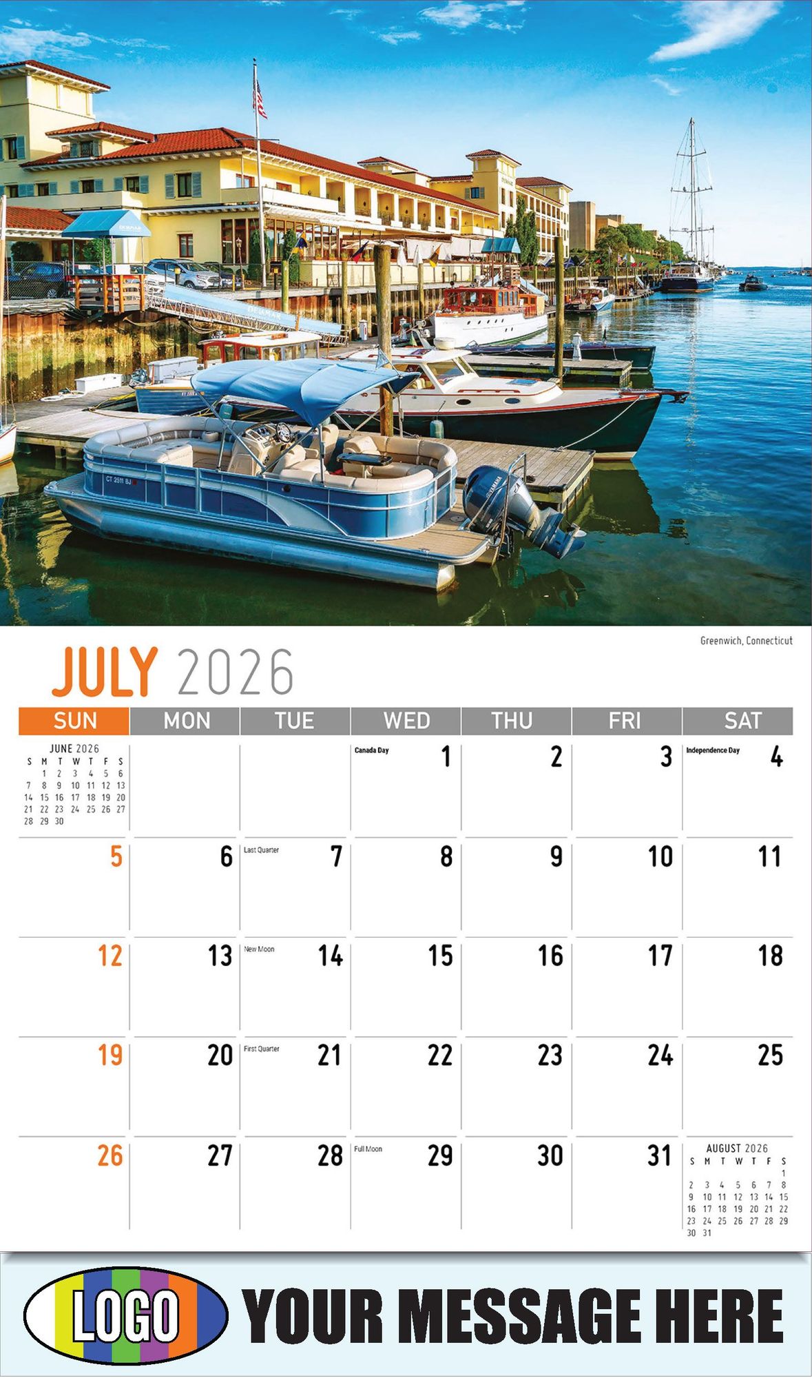2026 Scenes of New England Business Promotional Calendar