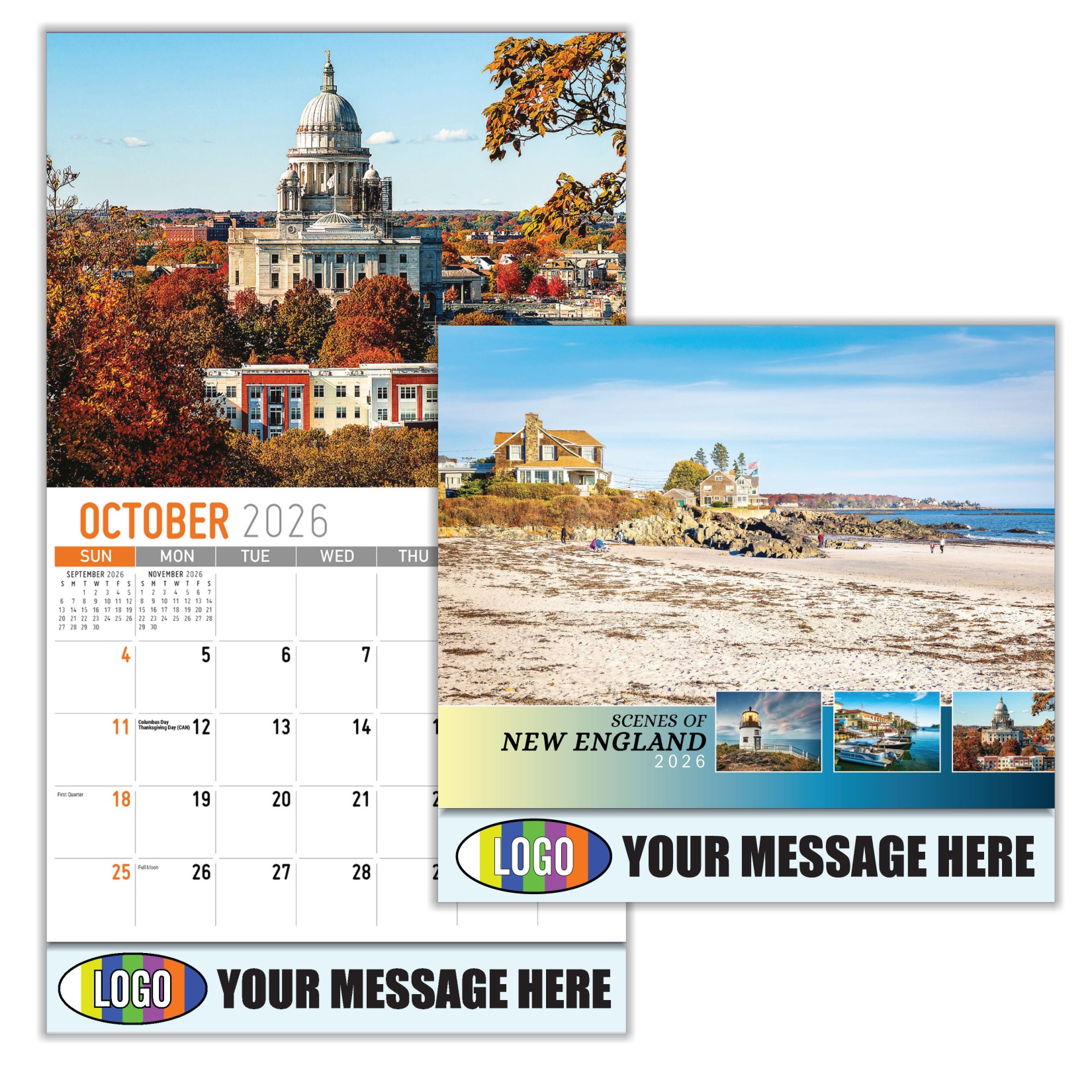 2026 Scenes of New England Business Promotional Calendar