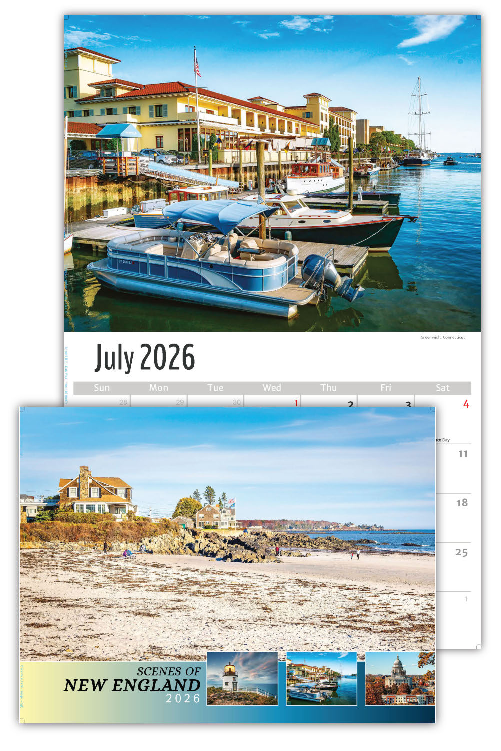 2026 Wall Calendar - Scenes of New England