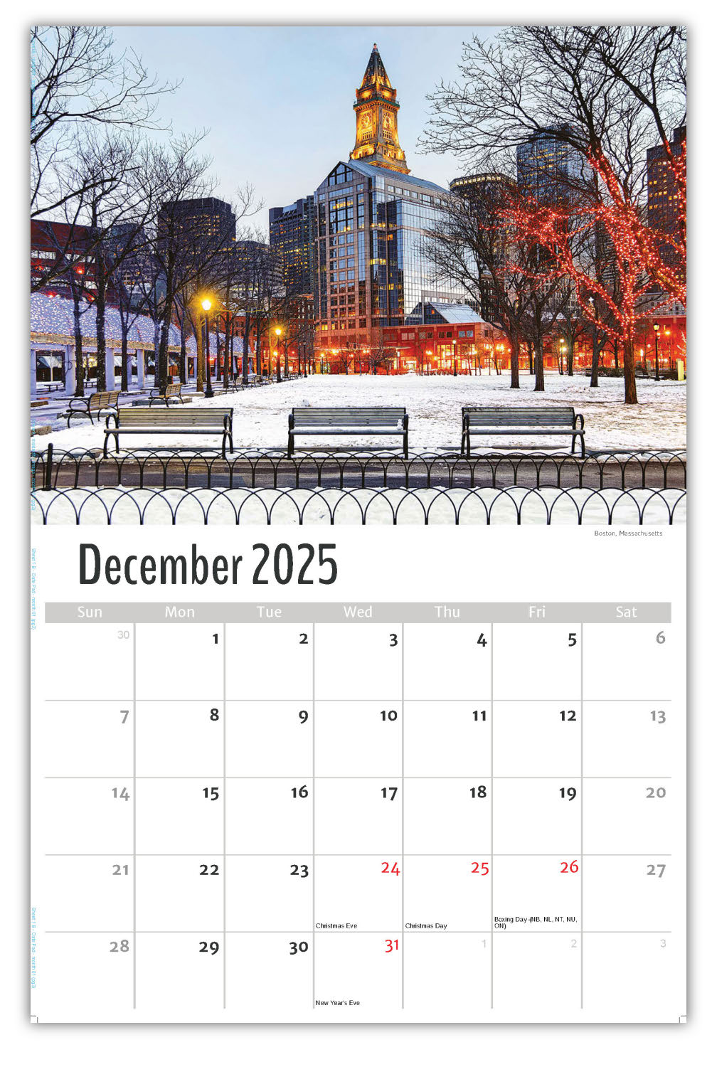 2026 Wall Calendar - Scenes of New England