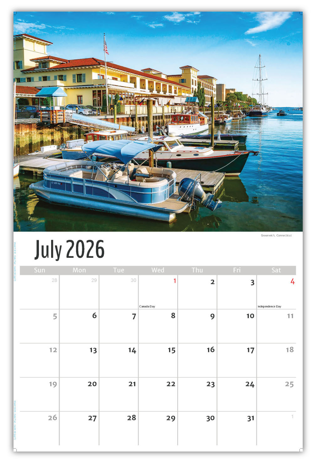 2026 Wall Calendar - Scenes of New England