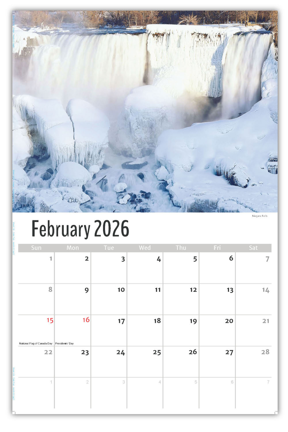 2026 Wall Calendar - Scenes of New York