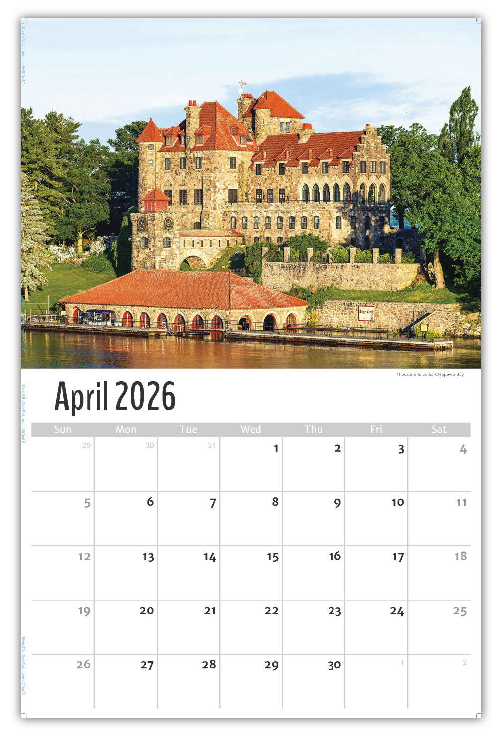 2026 Wall Calendar - Scenes of New York