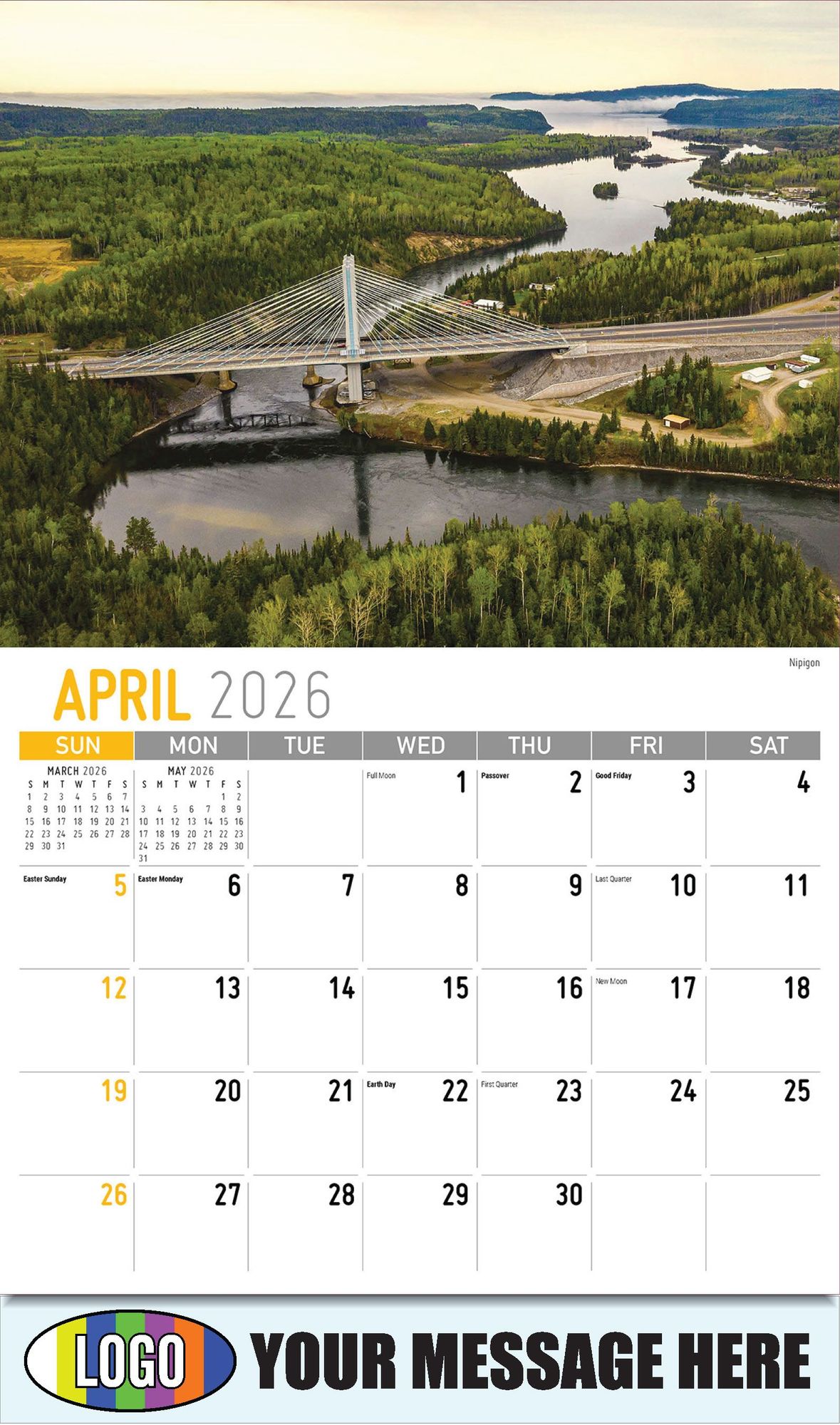 2026 Scenes of Ontario Business Promotional Calendar