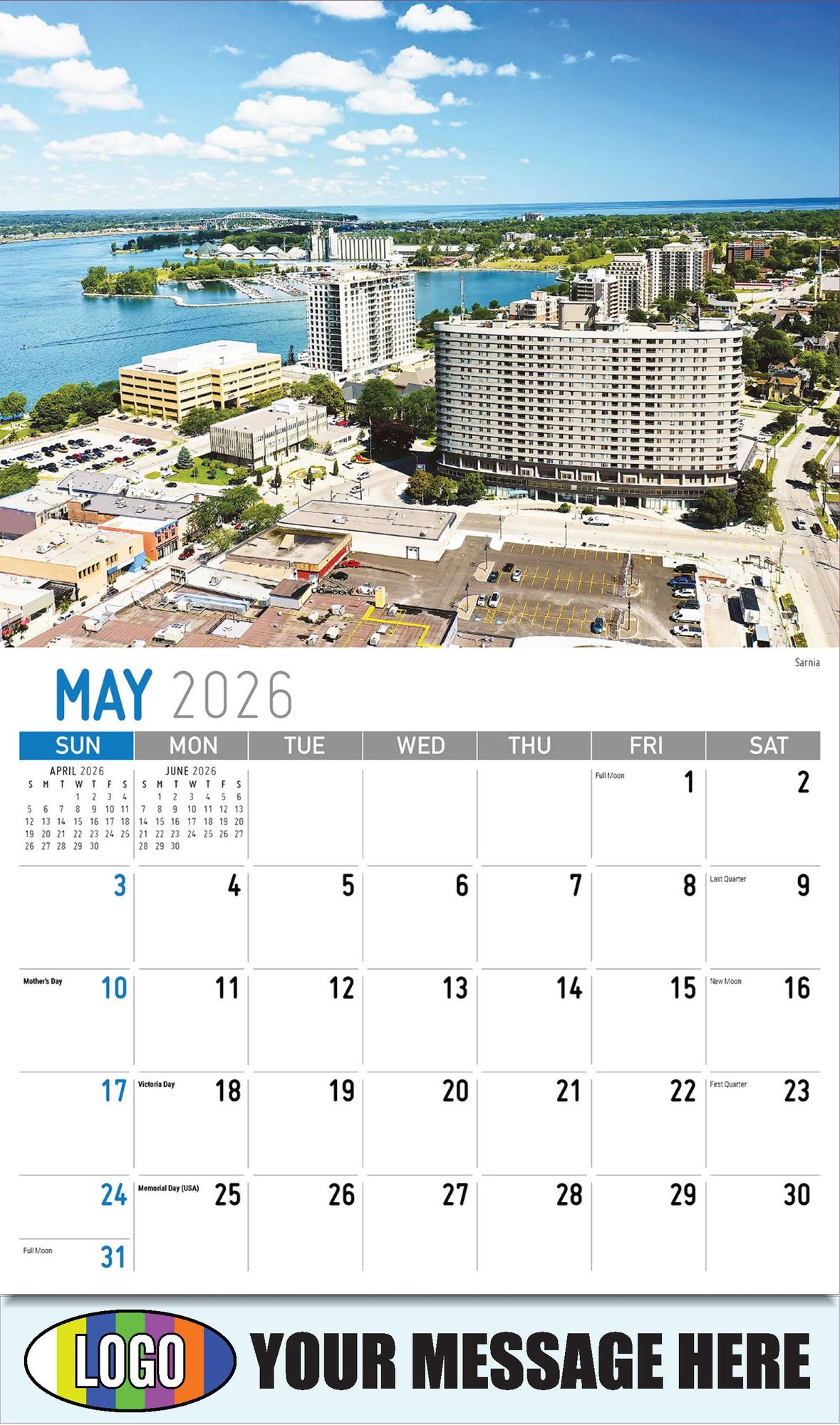 2026 Scenes of Ontario Business Promotional Calendar