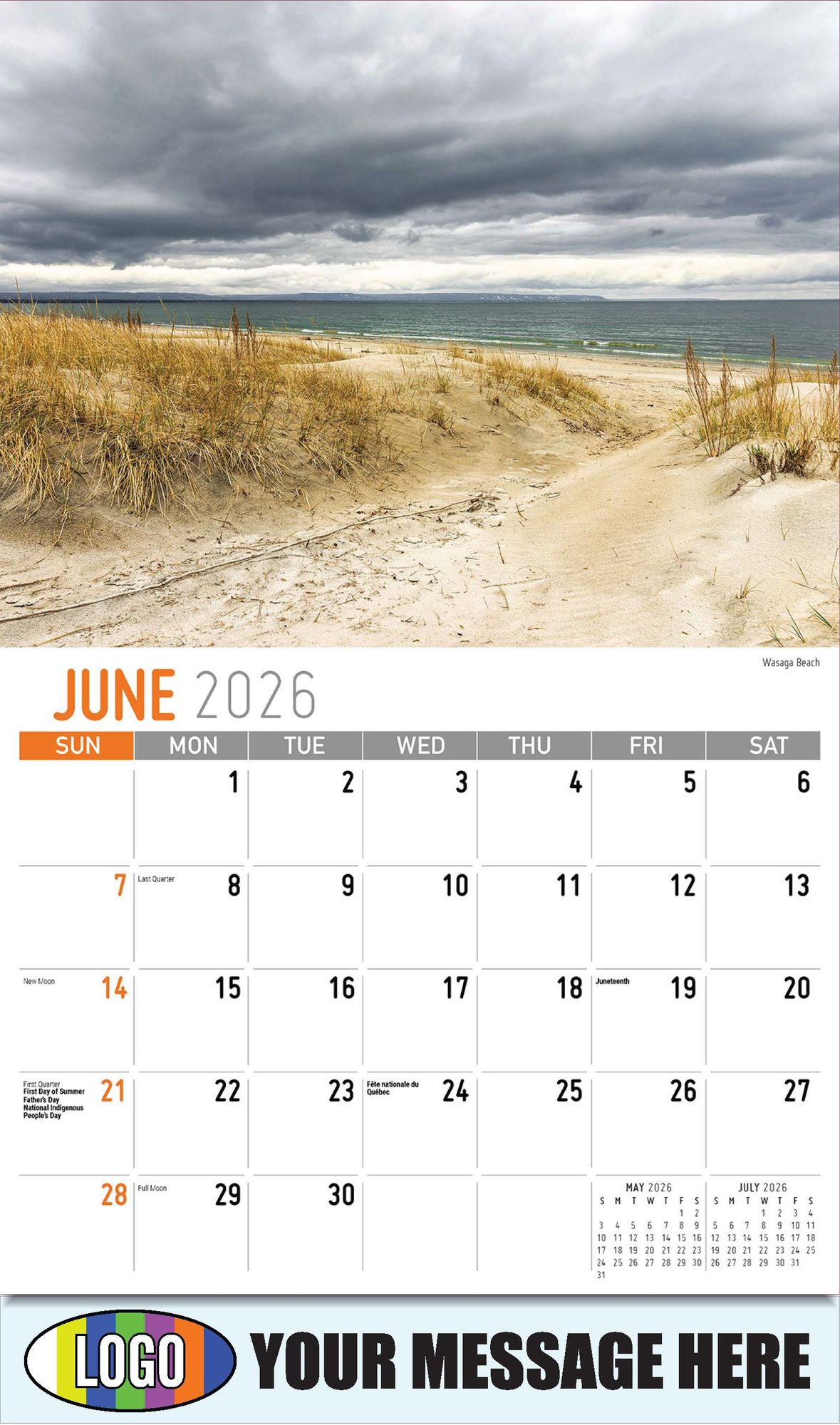 2026 Scenes of Ontario Business Promotional Calendar