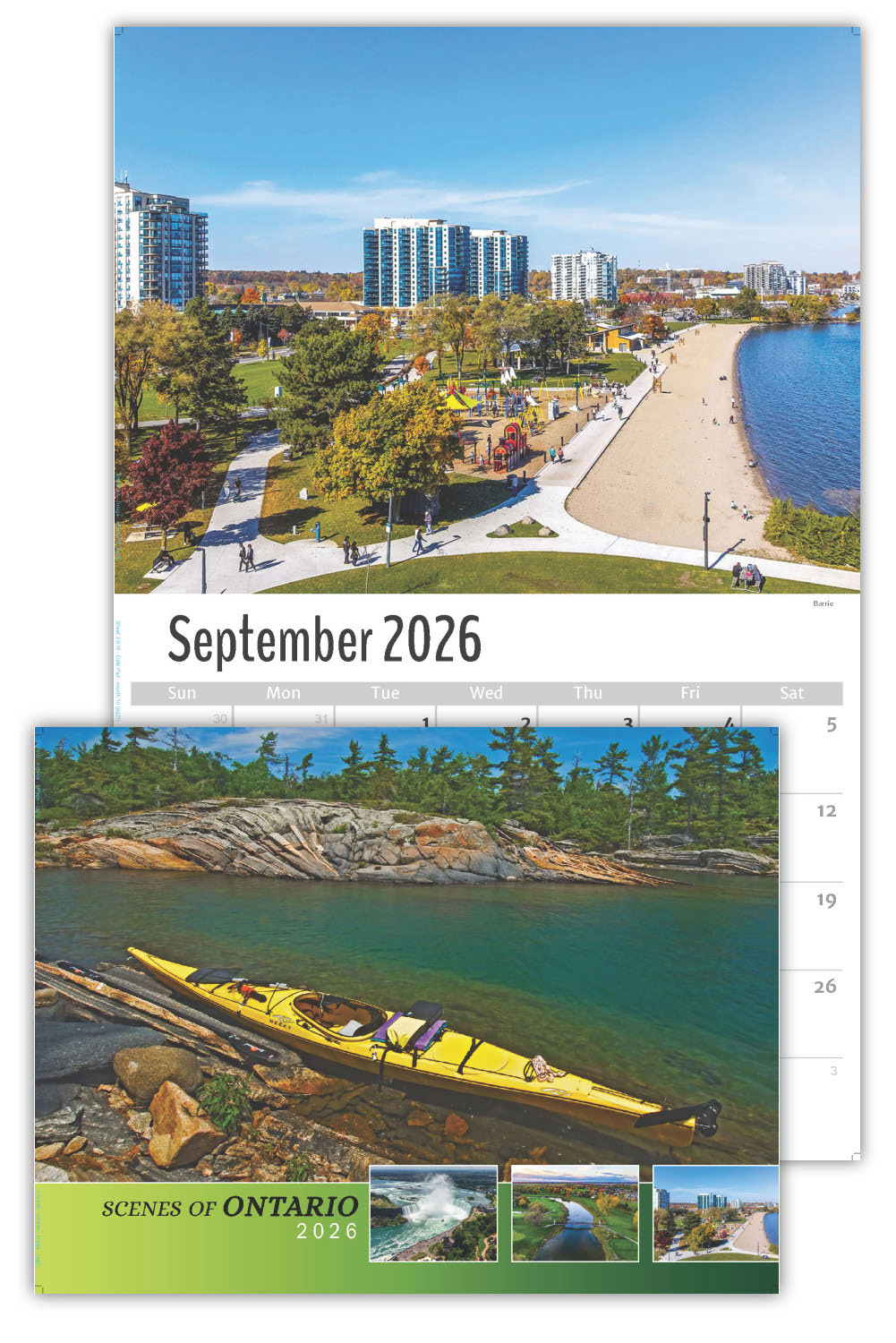 2026 Wall Calendar - Scenes of Ontario
