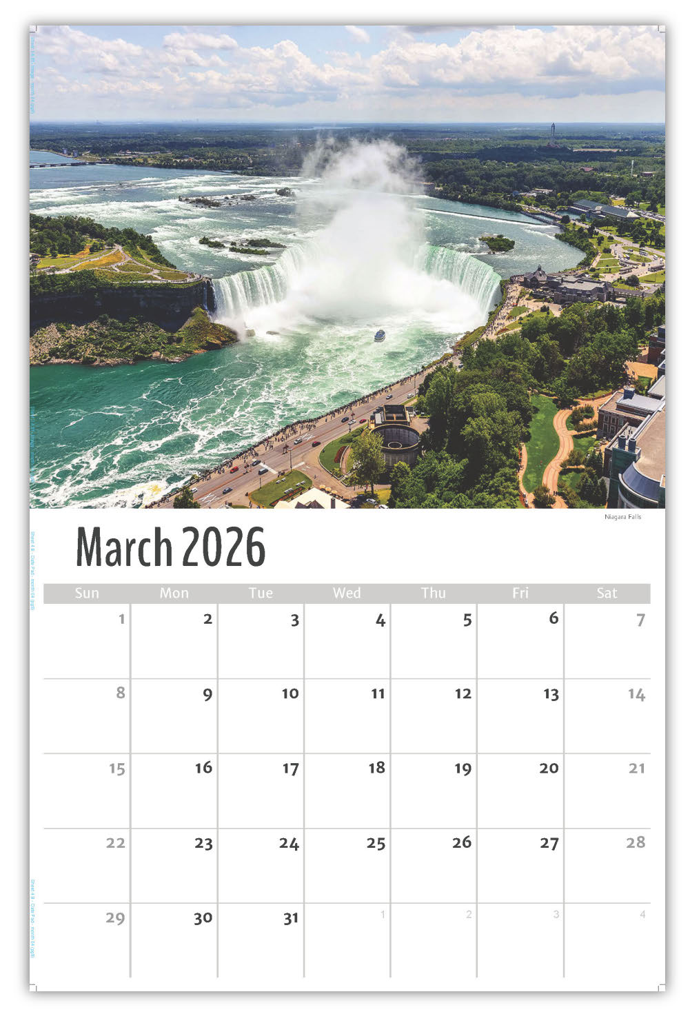 2026 Wall Calendar - Scenes of Ontario