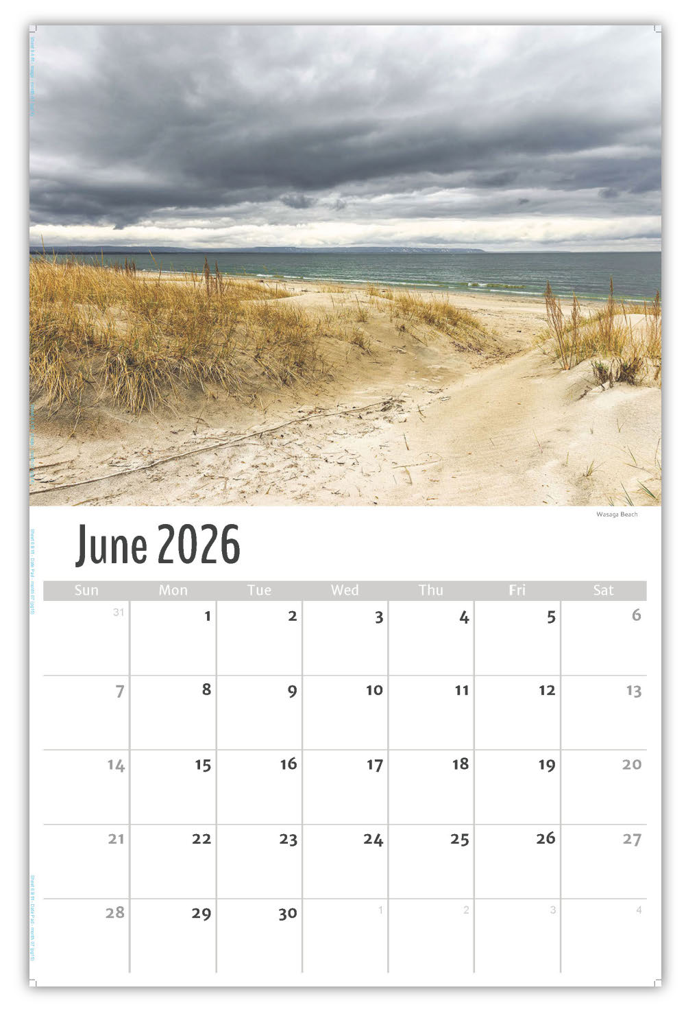 2026 Wall Calendar - Scenes of Ontario