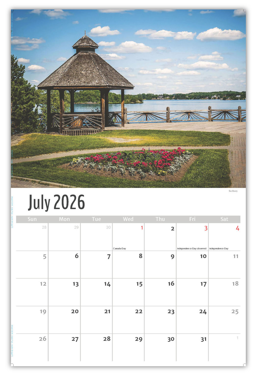 2026 Wall Calendar - Scenes of Ontario