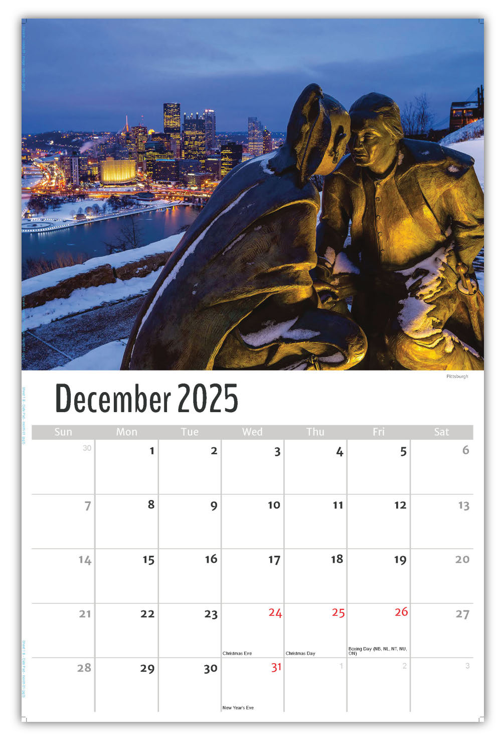 2026 Wall Calendar - Scenes of Pennsylvania