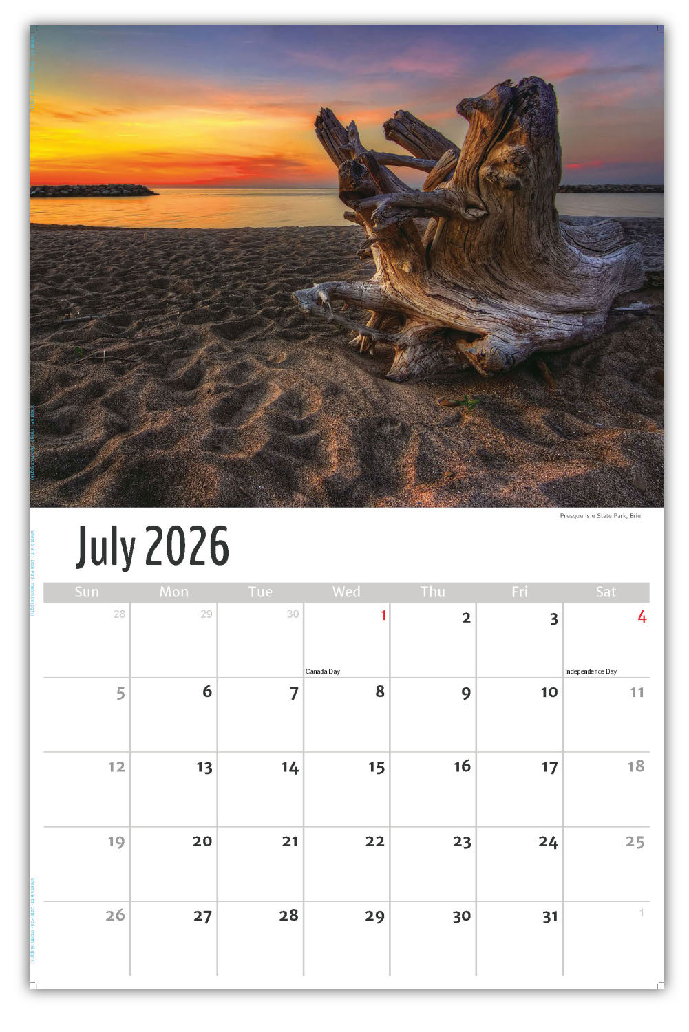 2026 Wall Calendar - Scenes of Pennsylvania