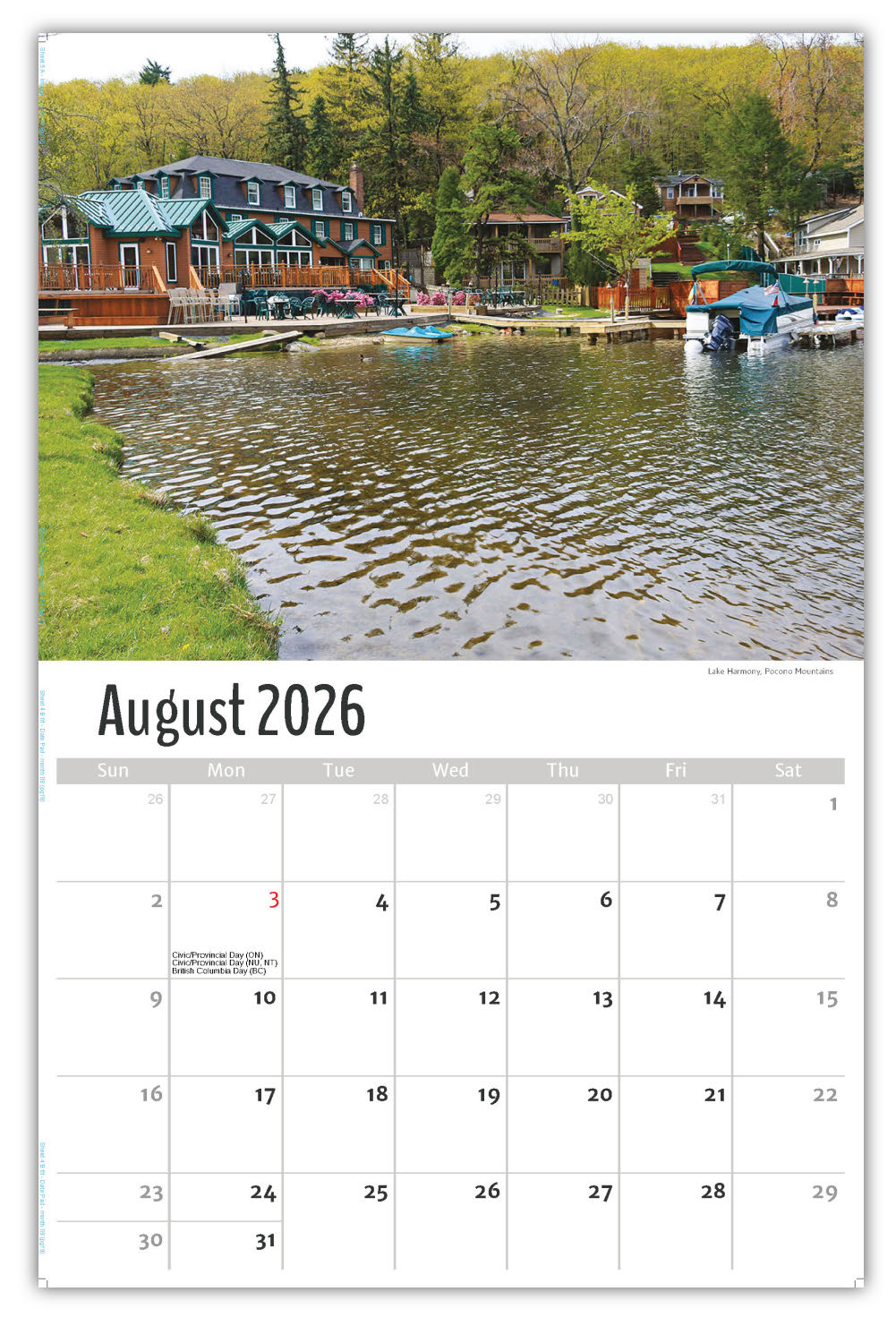 2026 Wall Calendar - Scenes of Pennsylvania