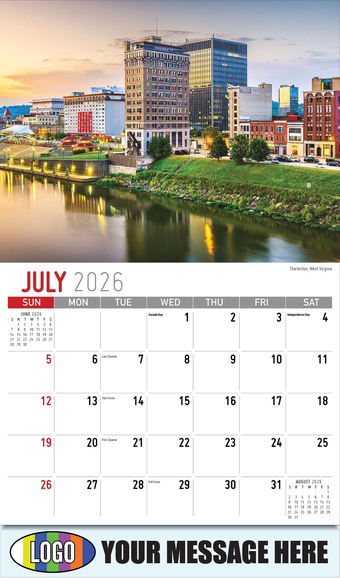 2026 Scenes of Southeast USA Business Promotional Calendar