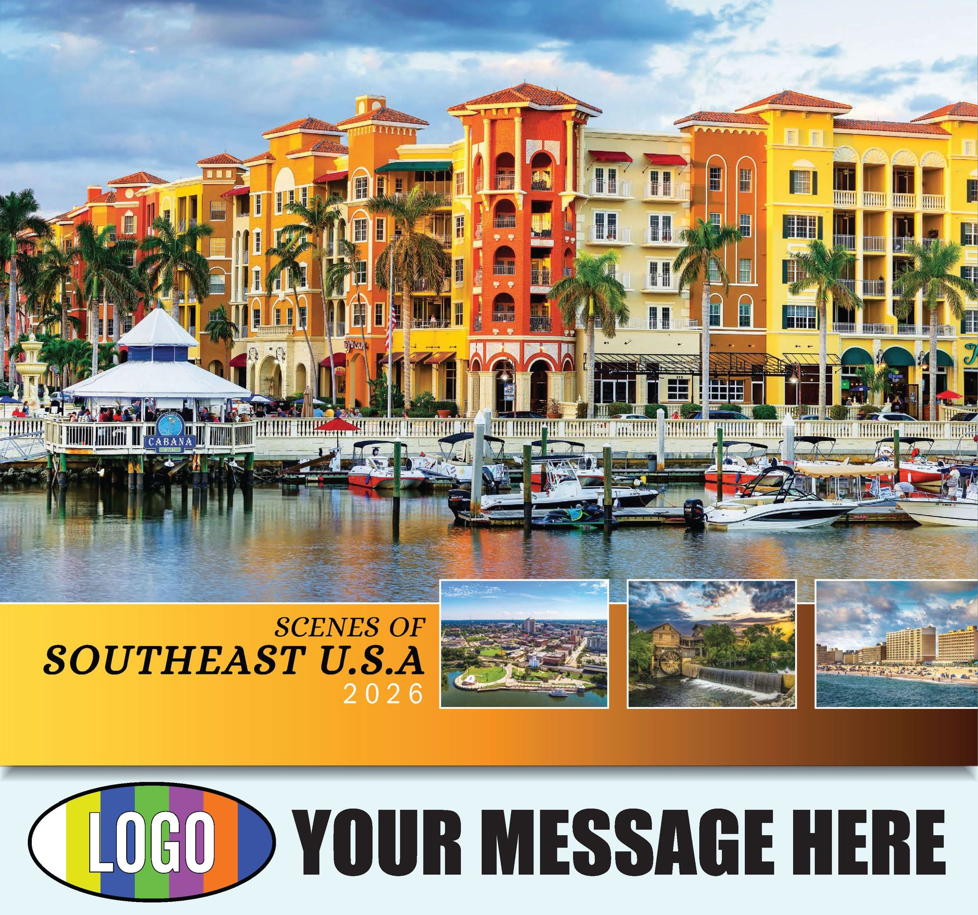2026 Scenes of Southeast USA Business Promotional Calendar