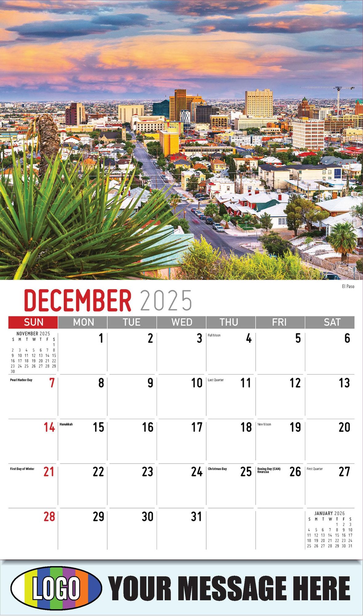 2026 Scenes of Texas Business Promotional Calendar