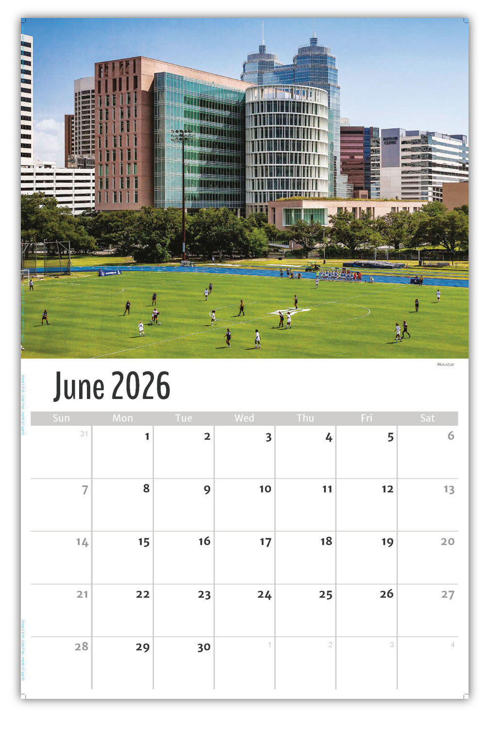 2026 Wall Calendar - Scenes of Texas