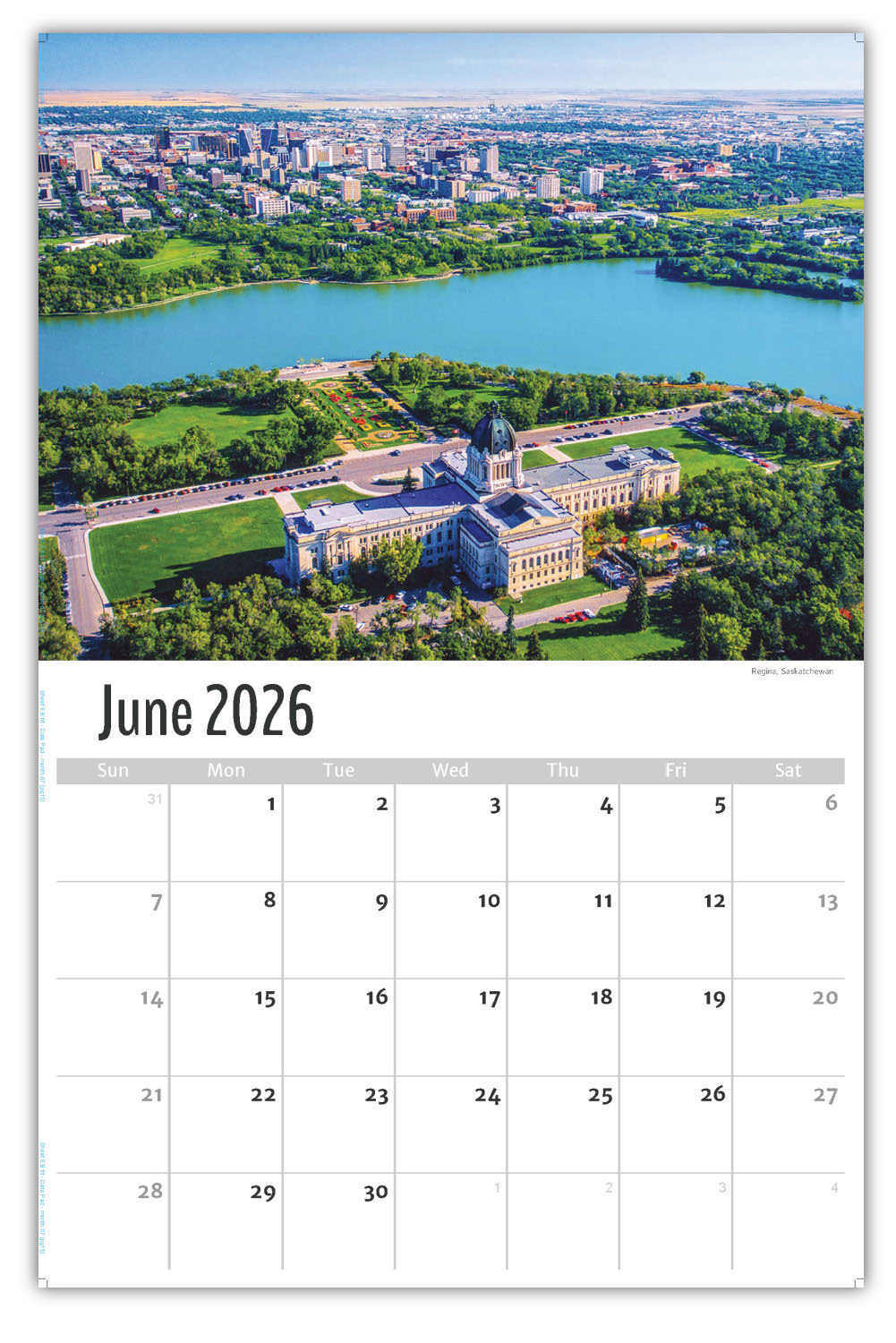 2026 Wall Calendar - Scenes of Western Canada