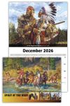 2026 Wall Calendar - Spirit of the West - Old West Art