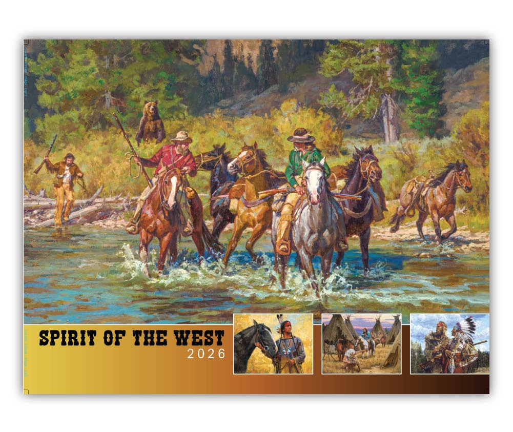 2026 Wall Calendar - Spirit of the West - Old West Art