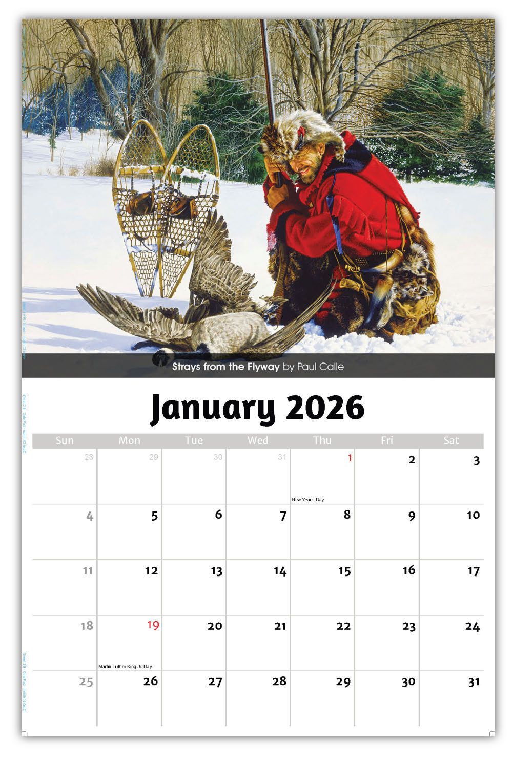 2026 Wall Calendar - Spirit of the West - Old West Art