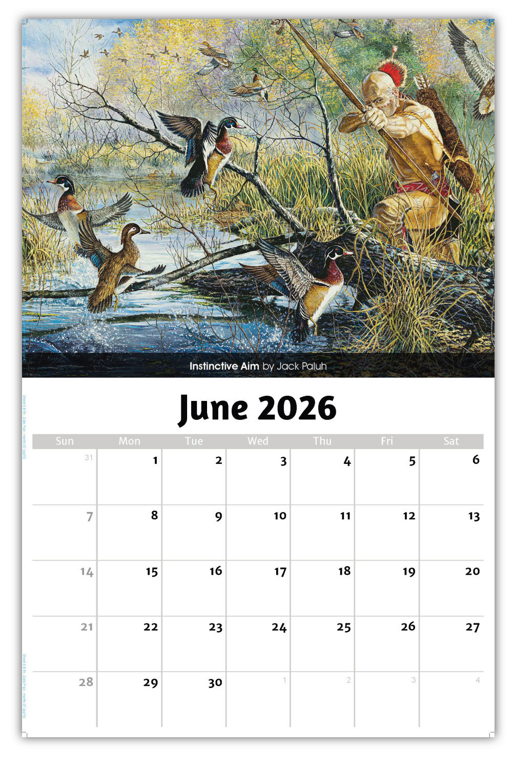 2026 Wall Calendar - Spirit of the West - Old West Art