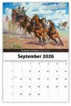 2026 Wall Calendar - Spirit of the West - Old West Art