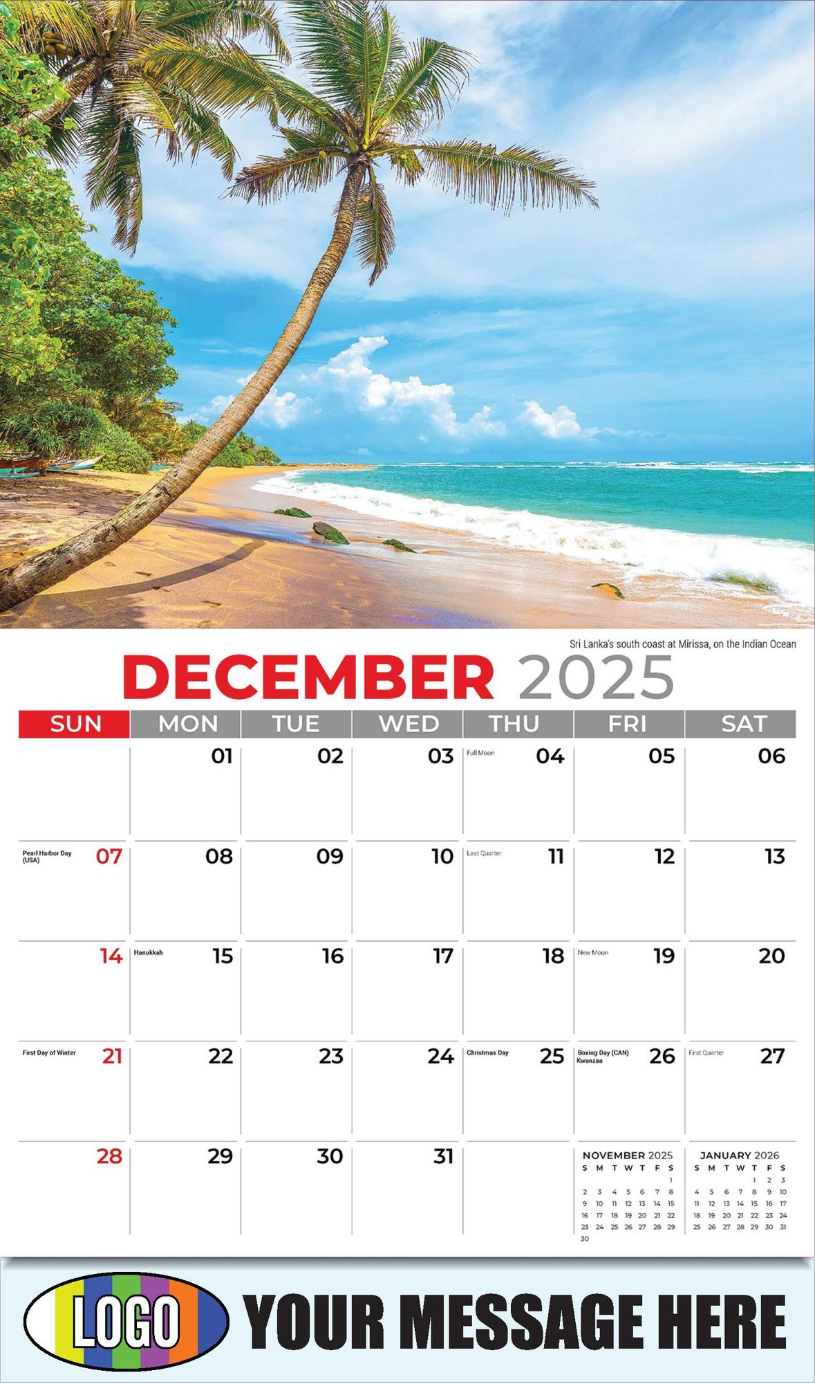 2026 Sun, Sand and Surf Business Promotional Calendar