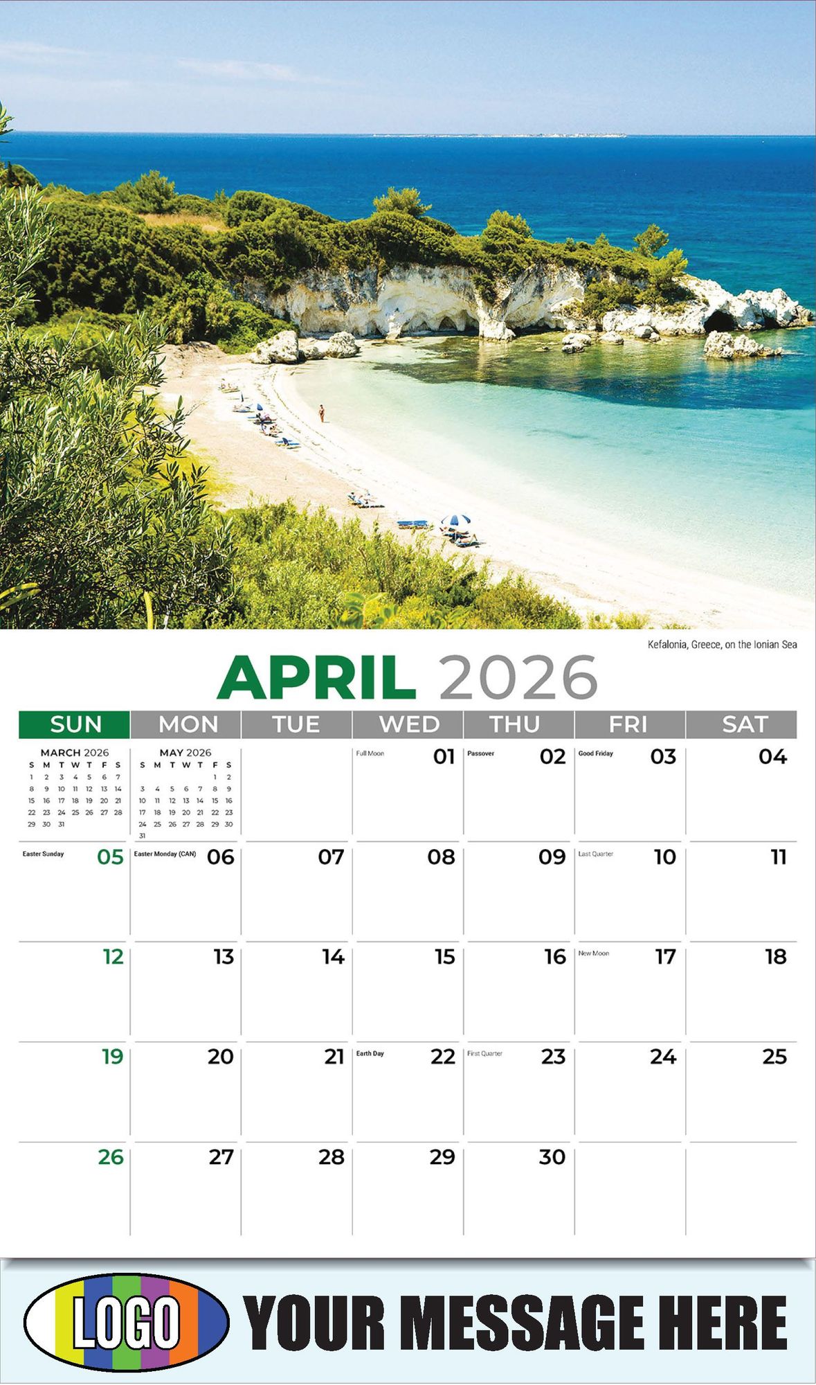 2026 Sun, Sand and Surf Business Promotional Calendar