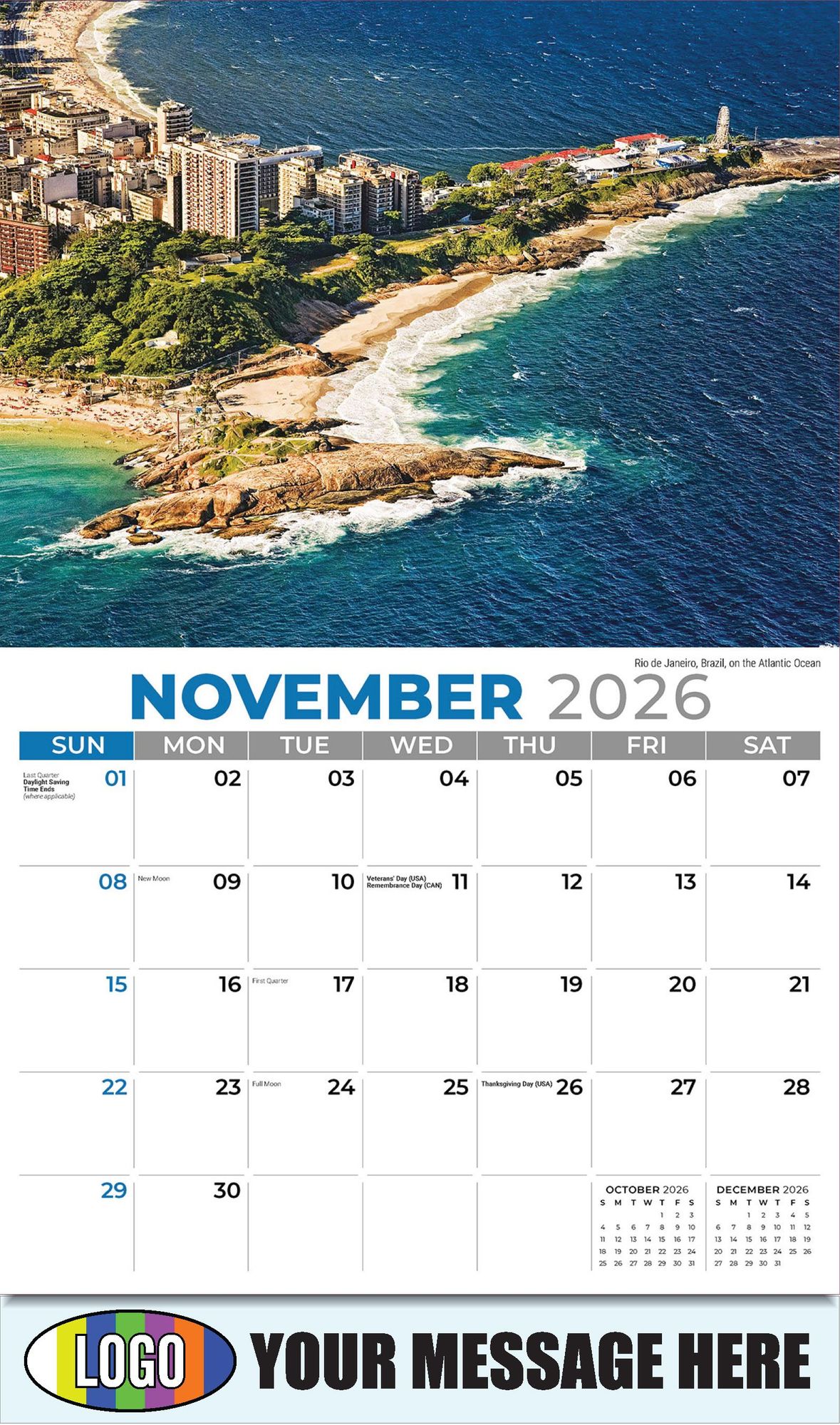 2026 Sun, Sand and Surf Business Promotional Calendar