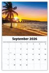 2026 Wall Calendar - Sun, Sand and Surf