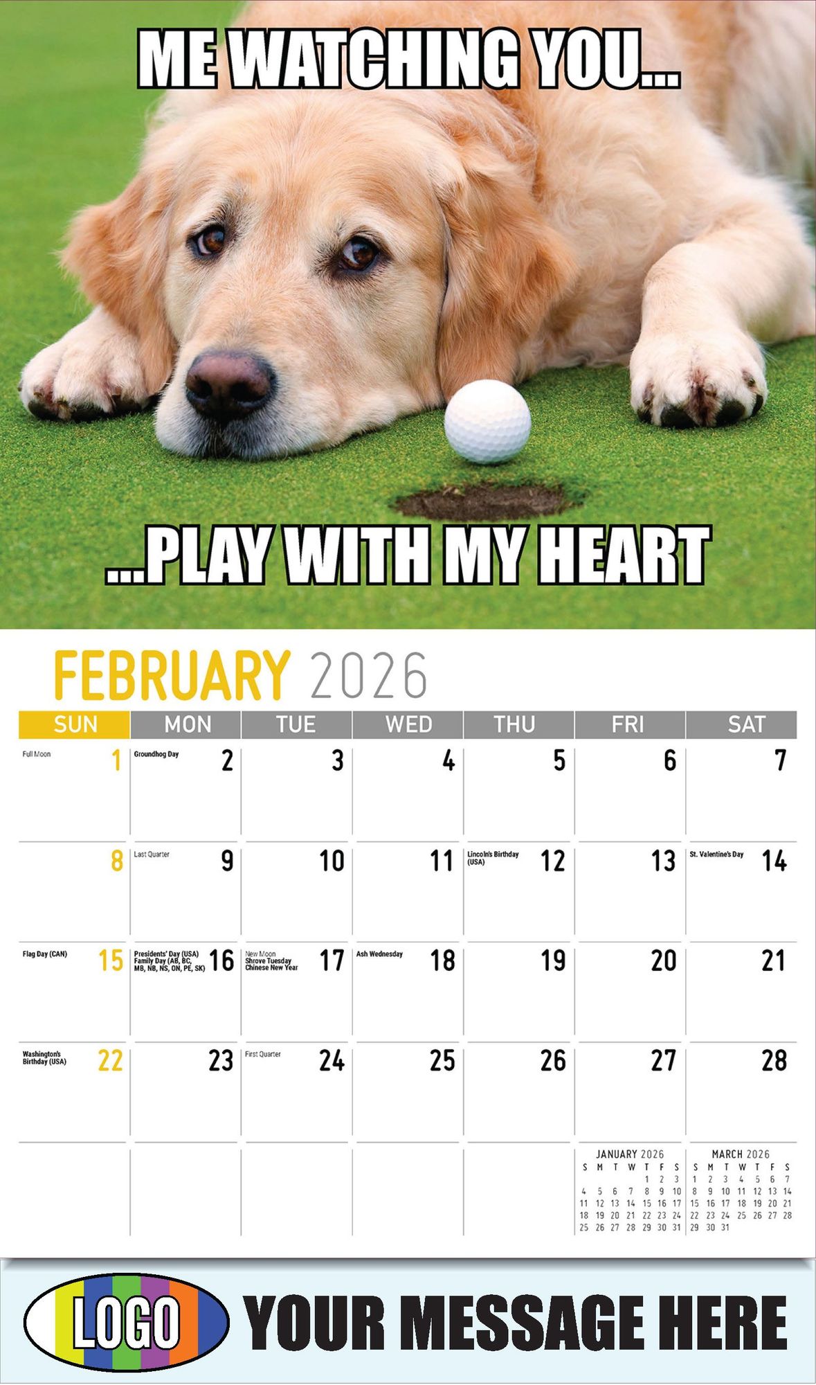 2026 The Memeing of Life Business Promotional Calendar