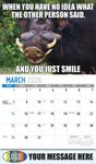2026 The Memeing of Life Business Promotional Calendar