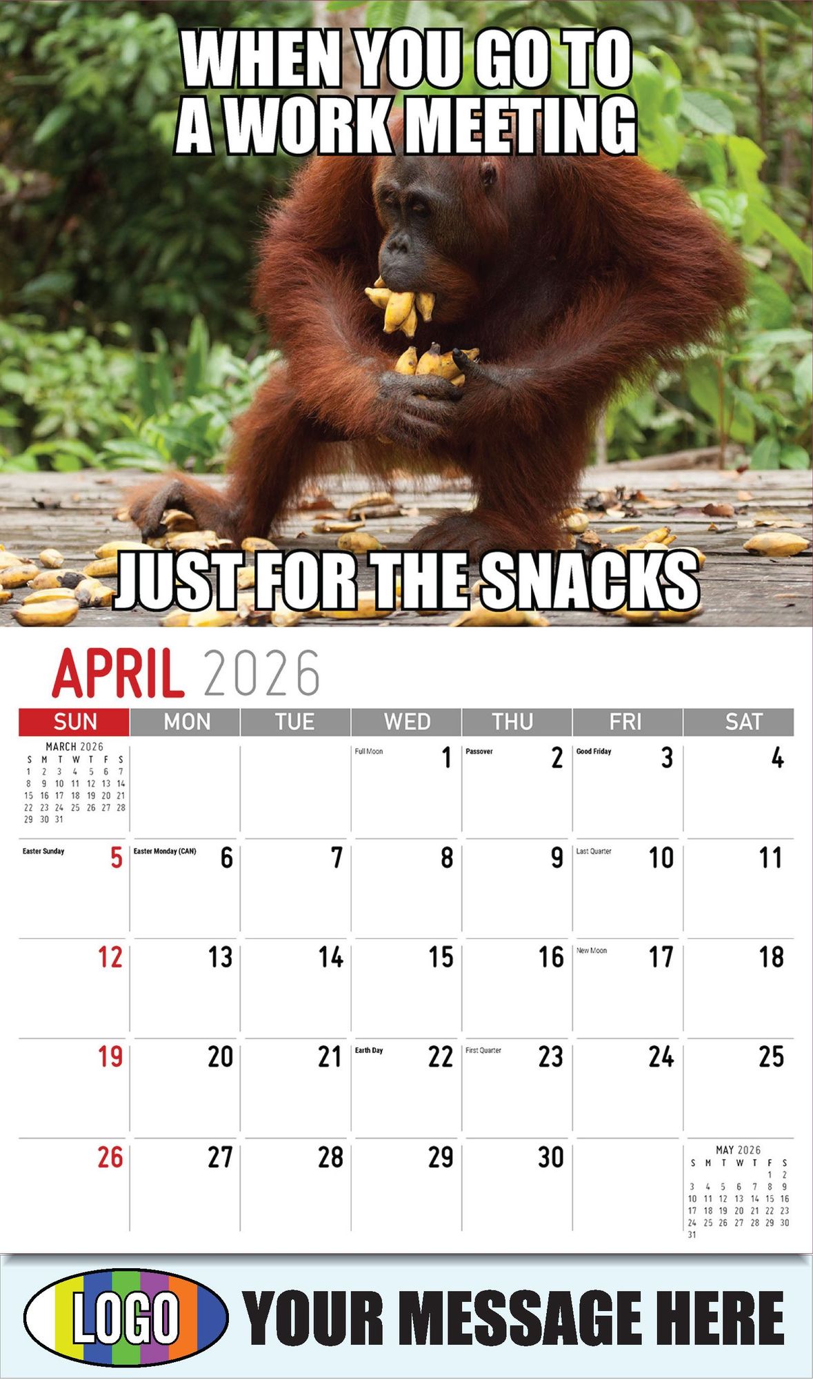 2026 The Memeing of Life Business Promotional Calendar