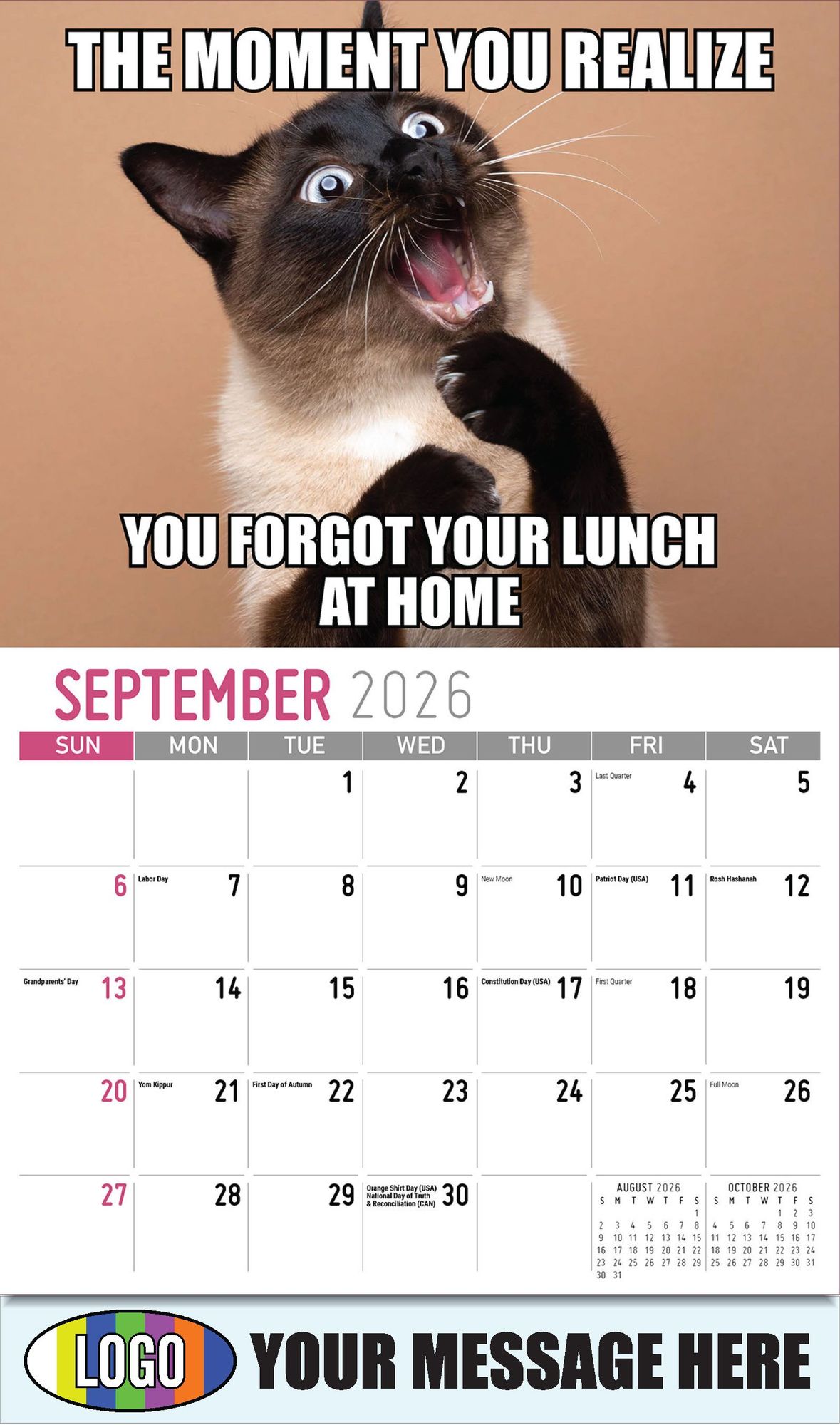 2026 The Memeing of Life Business Promotional Calendar