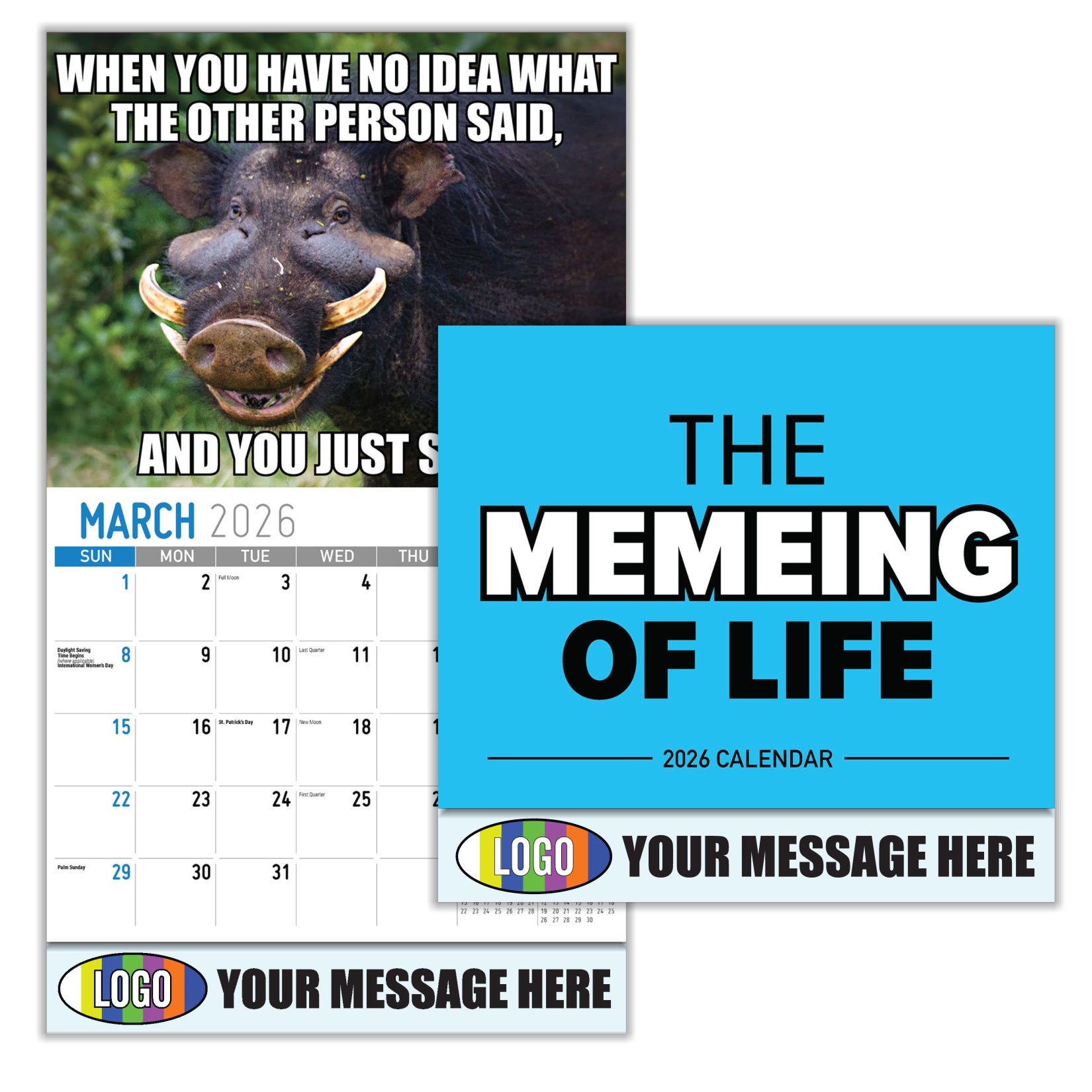 2026 The Memeing of Life Business Promotional Calendar