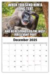 2026 Wall Calendar - the Memeing of Life