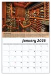 2026 Wall Calendar - Vintages: Wine Tips