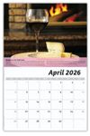 2026 Wall Calendar - Vintages: Wine Tips