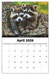 2026 Wall Calendar - Wildlife Portraits