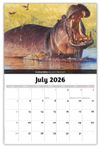 2026 Wall Calendar - Wildlife Portraits