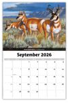 2026 Wall Calendar - Wildlife Portraits