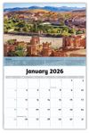 2026 Wall Calendar - World Travel Destinations