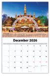 2026 Wall Calendar - World Travel Destinations