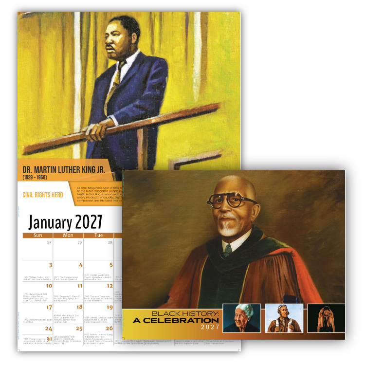 2027 Black History wall calendar