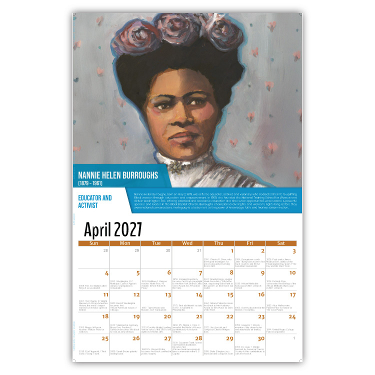 2027 Black History wall calendar