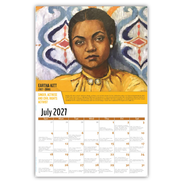 2027 Black History wall calendar