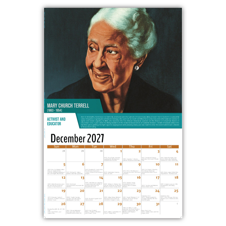 2027 Black History wall calendar